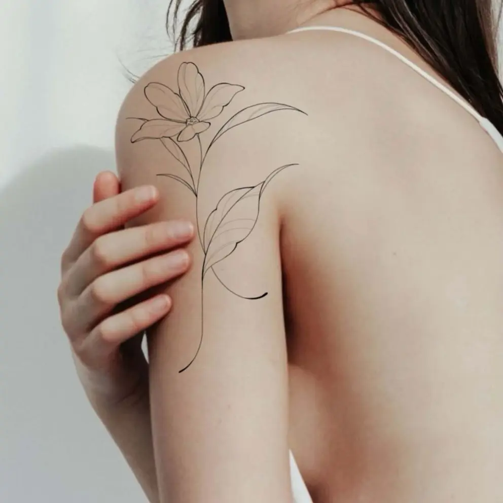 Blomst i fineline