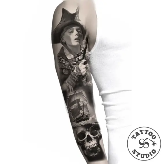 Kola - Black and grey realism 3 