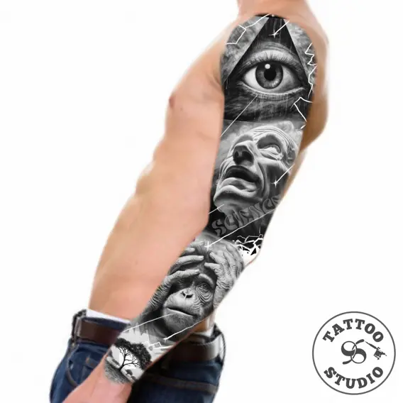 Raza - Black & Grey realism 1 