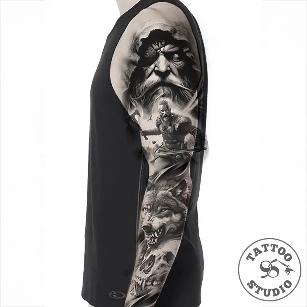 Kola - Black and grey realism 10 