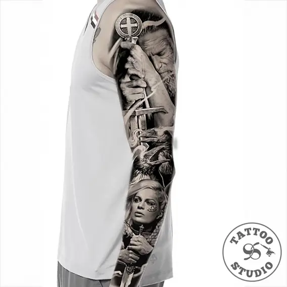 Kola - Black and grey realism 9 