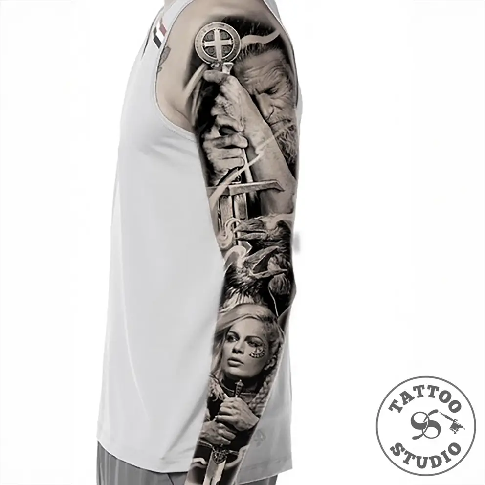 Kola - Black and grey realism 9 
